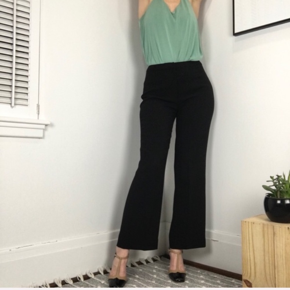Black High Rise TAHARI Suit Pants NWT